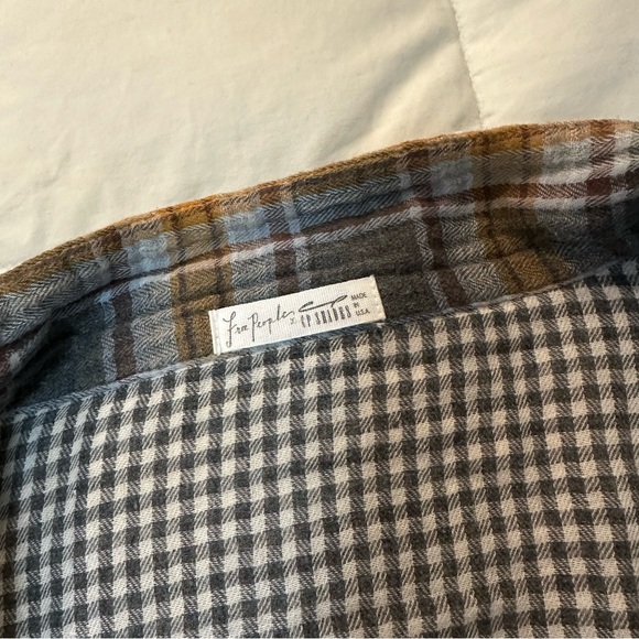 Free People X CP Shades Wrap Plaid Top - Picture 5 of 14